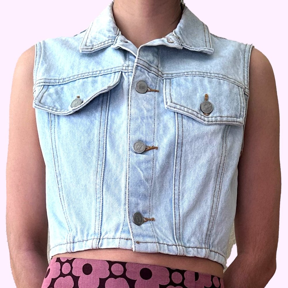 BONGO Women's Denim Vest